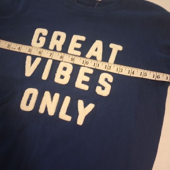 H &M good vibes crew neck sweater - Picture 4 of 9